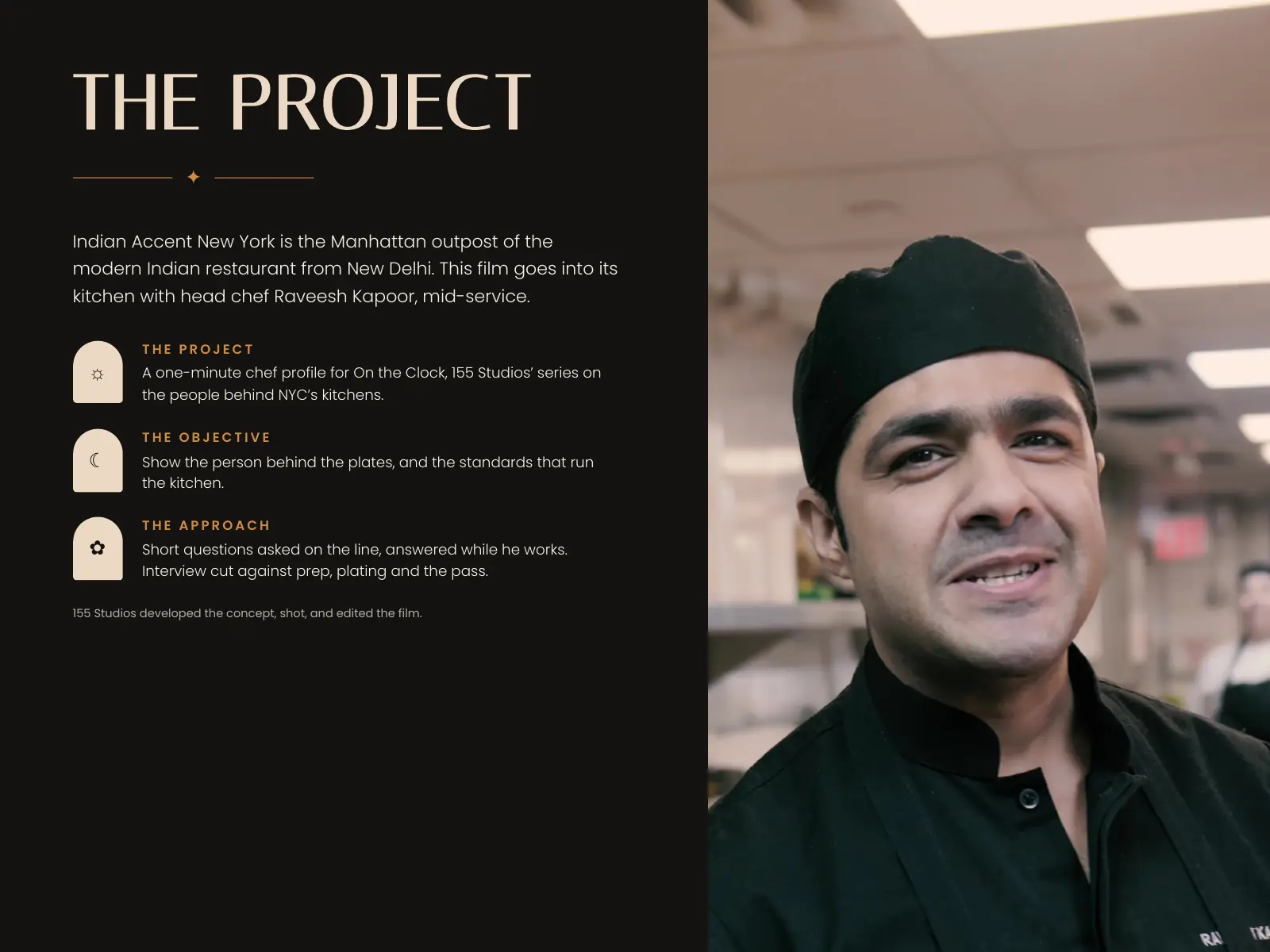 Indian Accent case study, slide 2 of 6