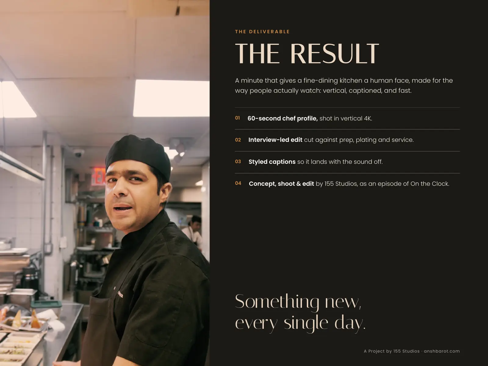 Indian Accent case study, slide 6 of 6